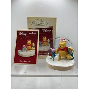 Hallmark Keepsake Ornament TRUE FRIENDS DISNEY Winnie the Pooh and Piglet 2005